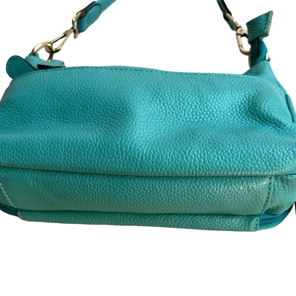 Turquoise Vegan Leather bag - Picture 7 of 10
